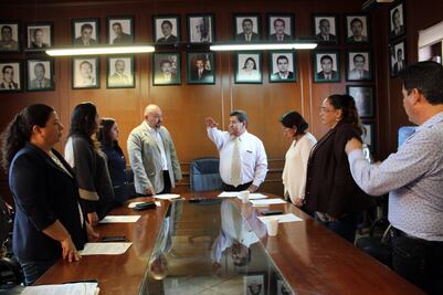 Protesta el presidente municipal interino de Tequisquiapan