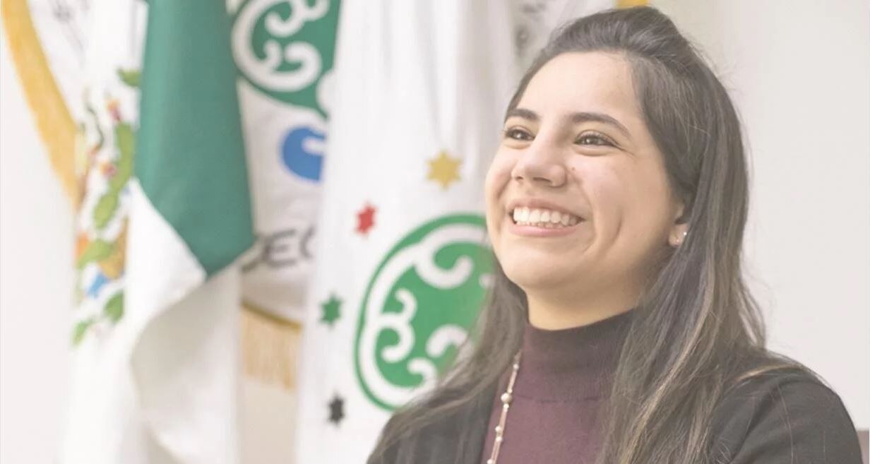 En la foto: Dafne Almazán, Estudiante mexicana de Harvard