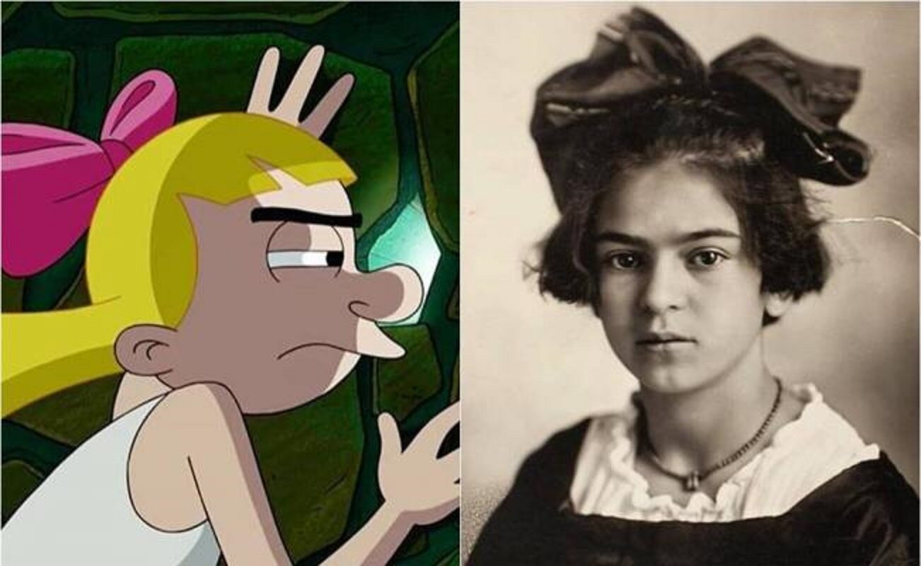Helga, de "Hey Arnold", inspirada en Frida Kahlo