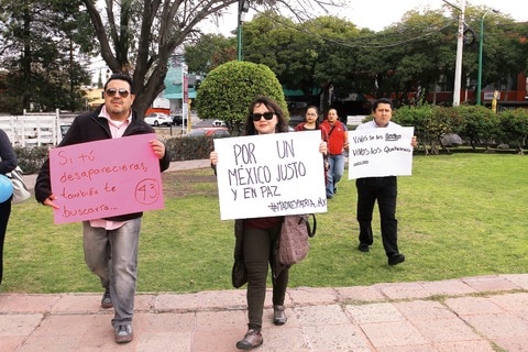 Conmemoran 3 meses de Ayotzinapa