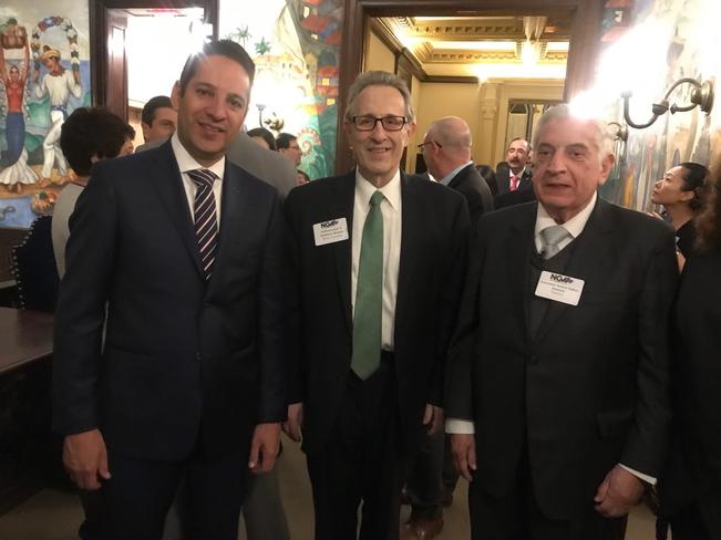 El gobernador de Querétaro Francisco Domínguez Servién durante su segundo día de actividades en Washington D.C., junto con integrantes de la National Governors Association (NGA) Global. Foto: ESPECIAL