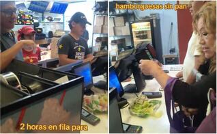 VIDEO: Mujeres protagonizan discusión en sucursal de hamburguesas por promoción; escena divide opiniones