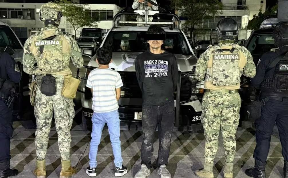 Cae "El Niño Sicario", adolescente integrante de grupo delictivo dedicado al secuestro en Tabasco (12/10/2025). Foto: Especial