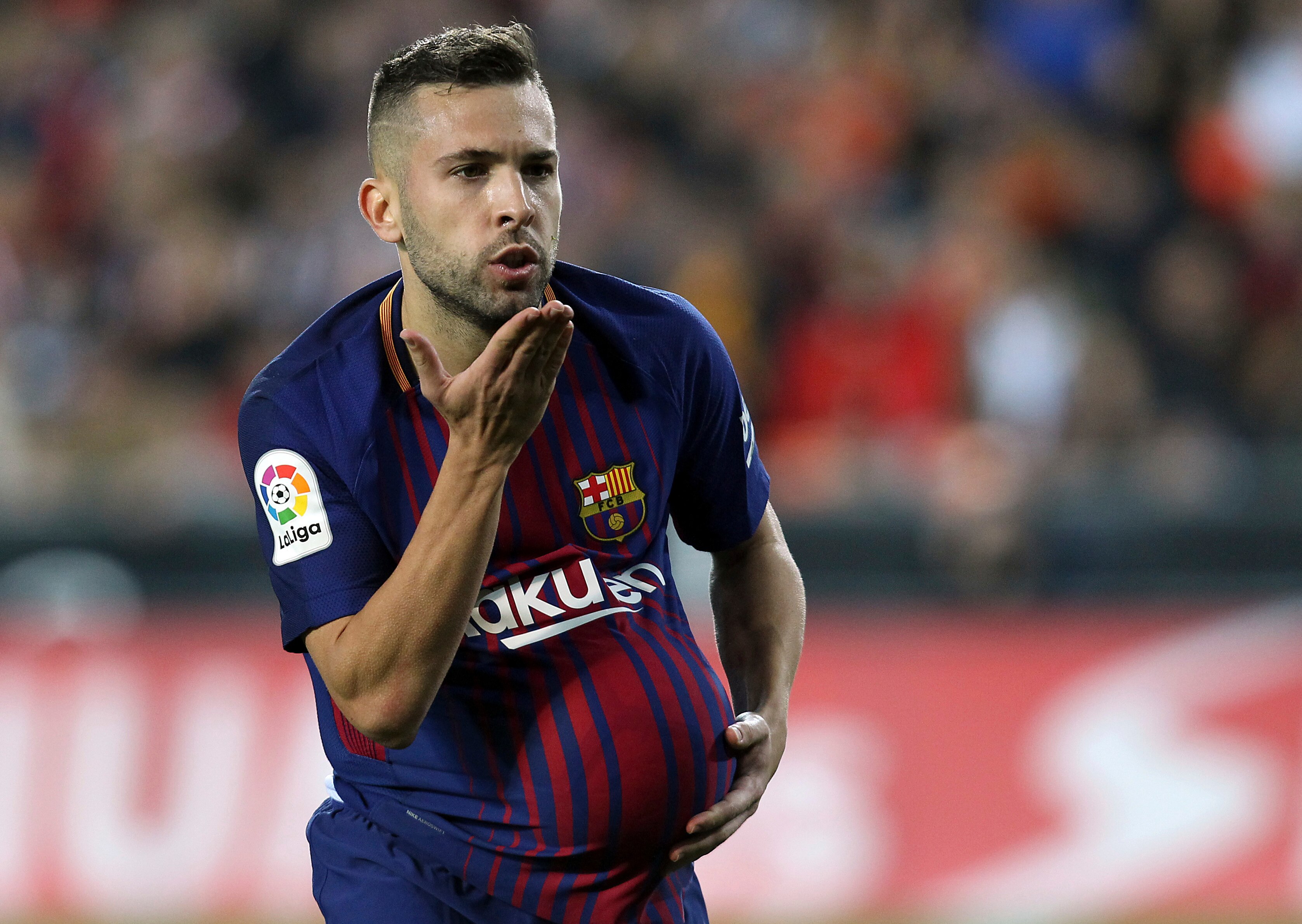 Barcelona y Valencia empataron a un gol