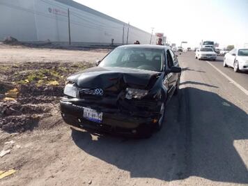 Chocan en la México-SLP