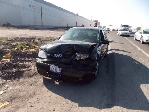 Chocan en la México-SLP