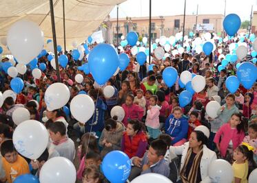 Globos tapizan cielo Huimilpense