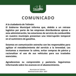 Desabasto temporal de gasolina afecta a estaciones de servicio en Tolimán