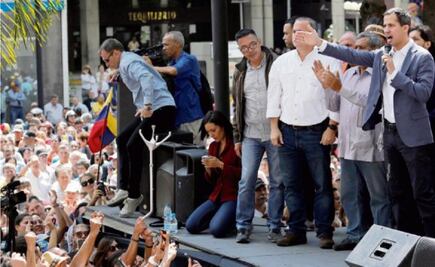 Guaidó dispuesto a asumir la presidencia en Venezuela