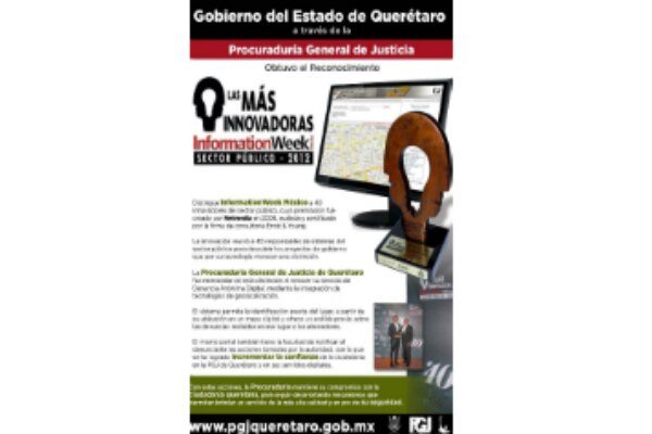 Reconocen a PGJE por herramienta tecnológica