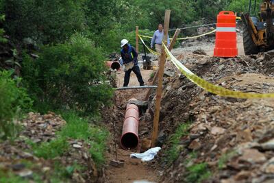 Lento avance en obras de drenaje en Hércules 