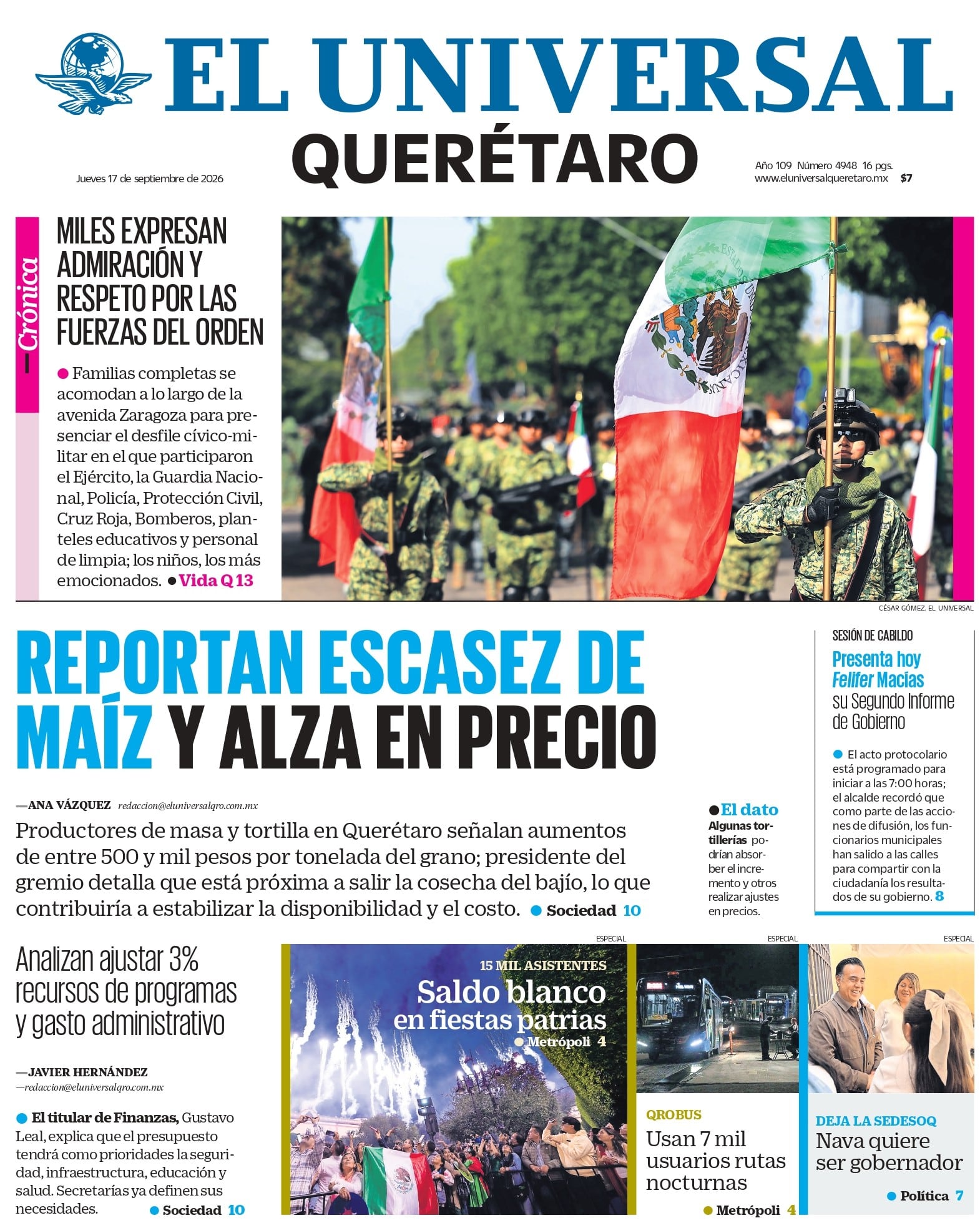 Foto. El Universal Querétaro