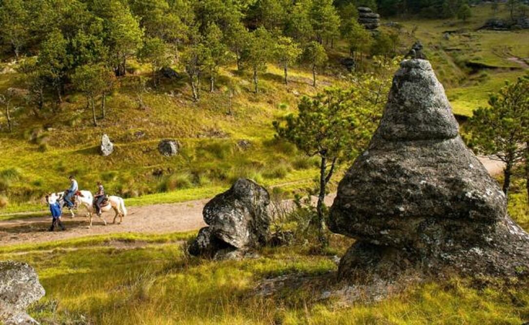 Valle de las Piedras Encimadas, en Zacatlán de las Manzanas. (Foto: Cortesía)