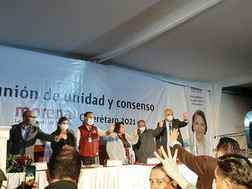 "Ni era evento masivo y sí había sana distancia", dice Celia Maya sobre acto de precampaña 