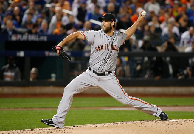 Madison Bumgarner tiró la ruta completa y otra vez dominó a los Mets (KATHY WILLENS. AP)