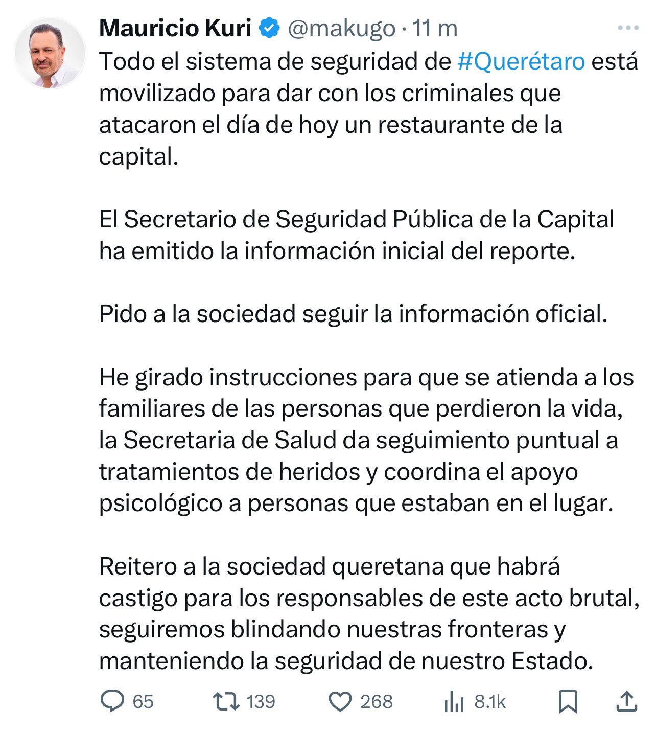Tomada de X