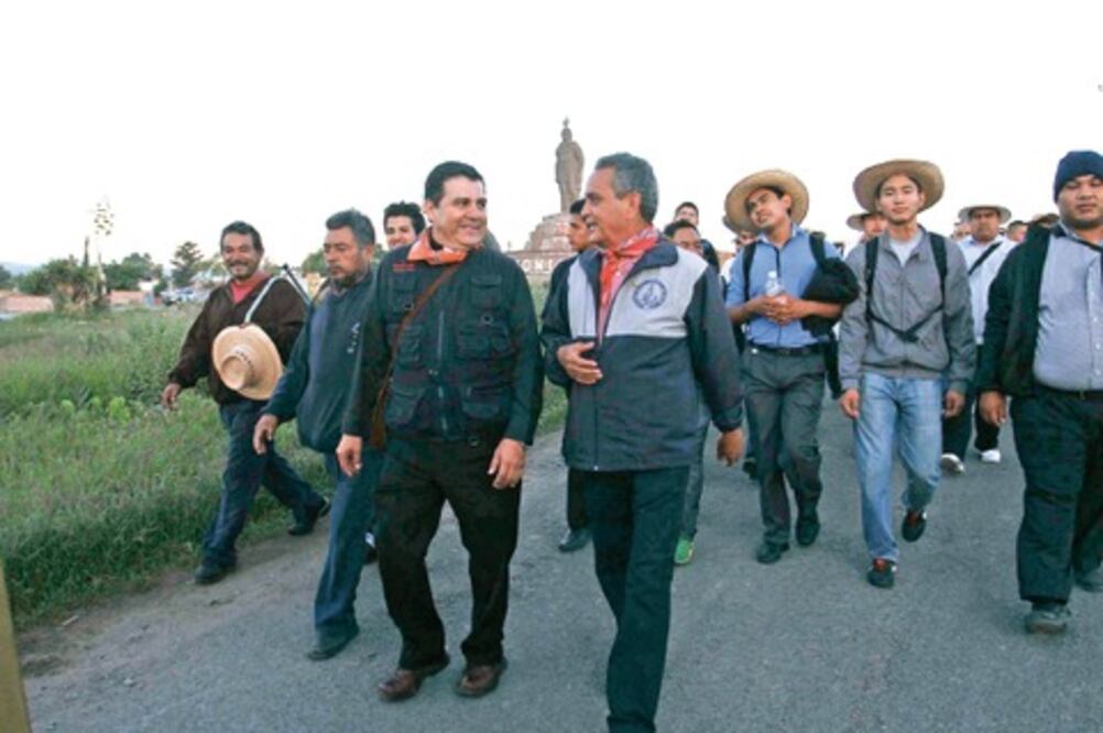 Hombres del municipio de  Querétaro se unen al recorrido