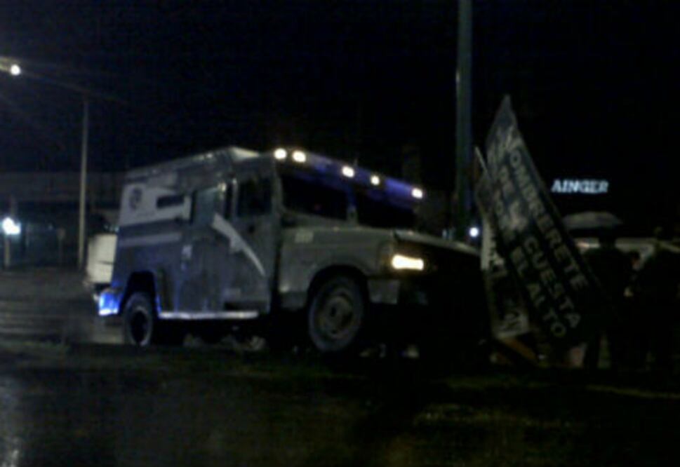 Se impacta camión de valores