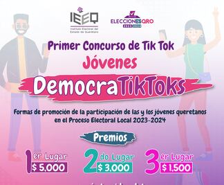 IEEQ convoca al Primer Concurso de TikTok por la democracia