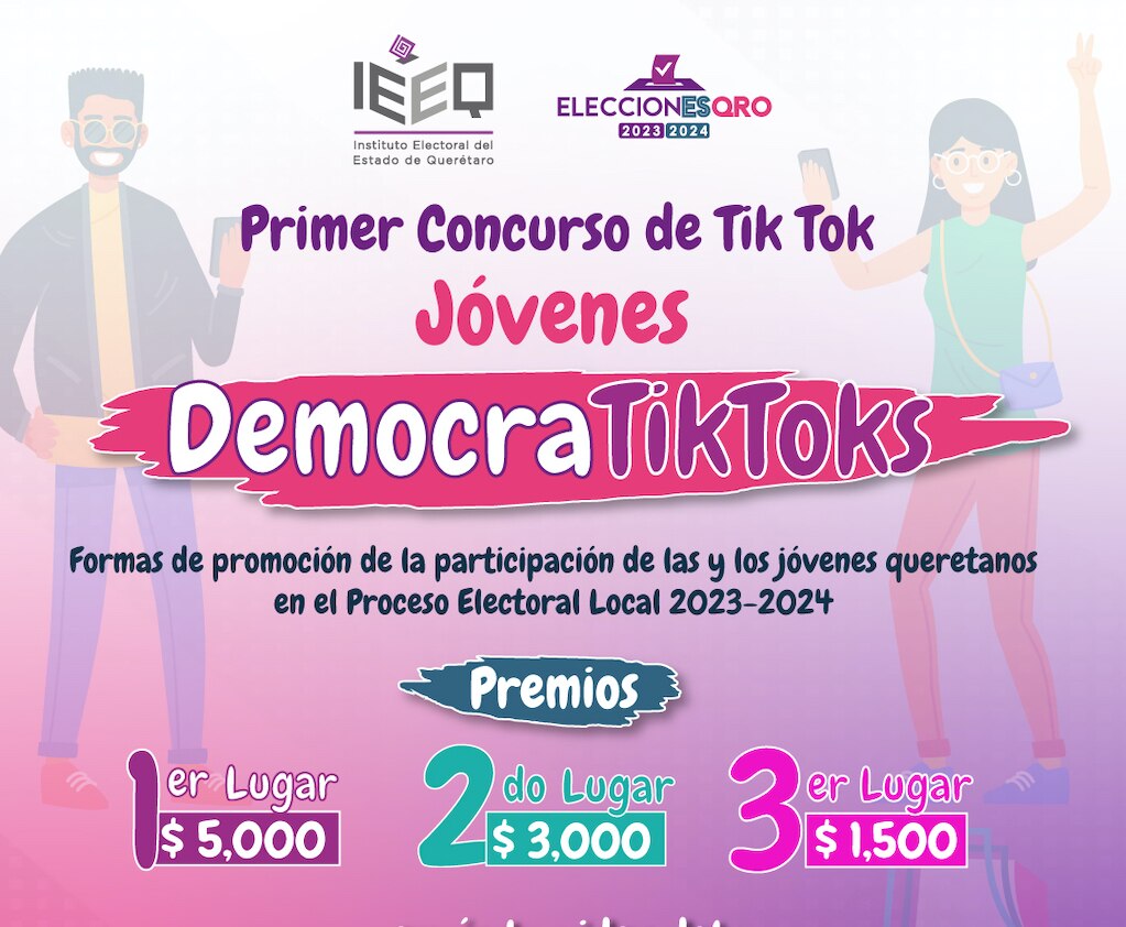 IEEQ convoca al Primer Concurso de TikTok por la democracia