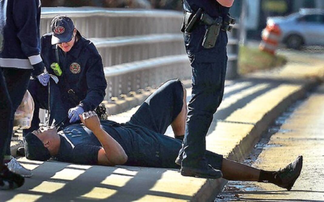 Newton, con 2 fracturas