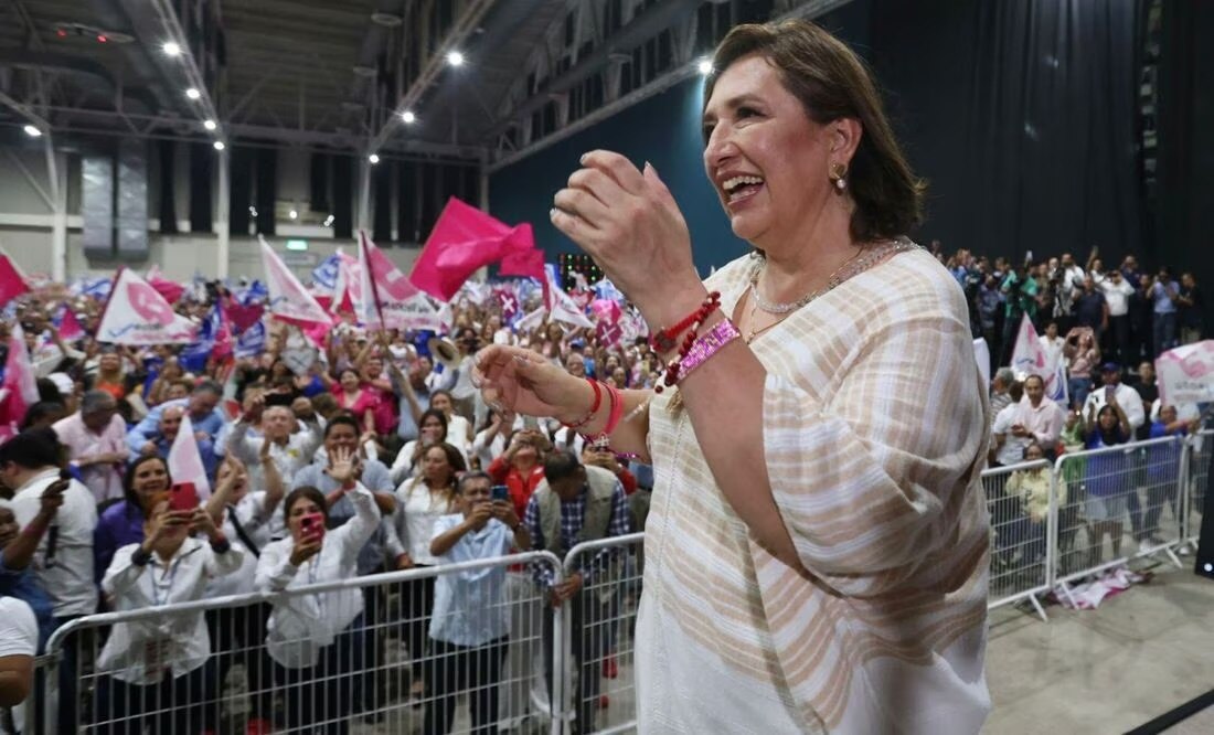 Cierre de campaña en CDMX de Xóchitl Gálvez será con marcha de la "Marea Rosa"