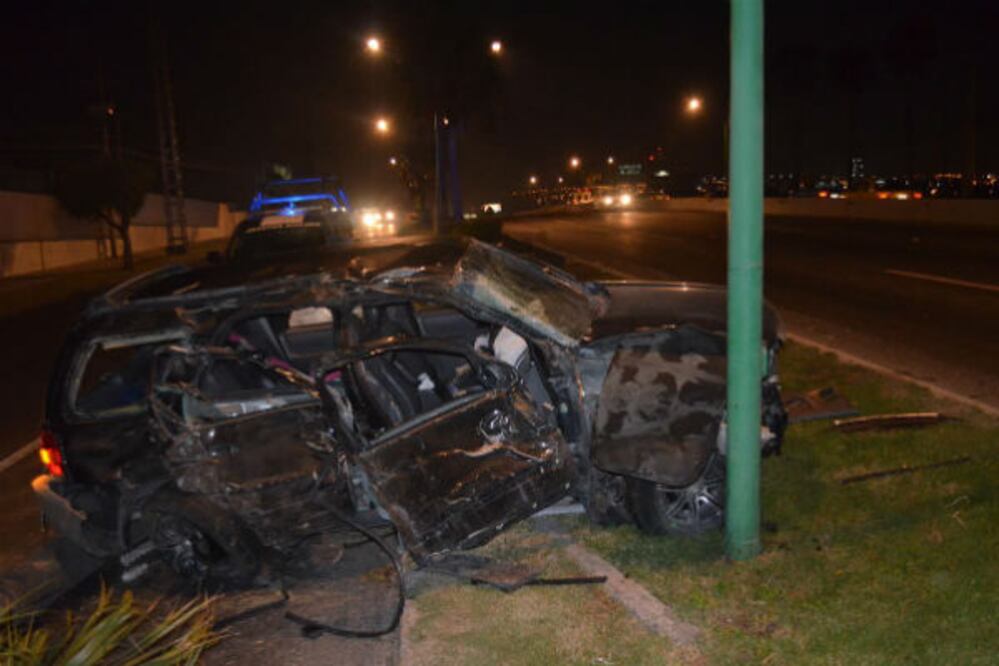 Choca contra palmeras