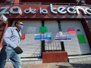 Por evadir medidas contra el Covid-19, cierran plazas de la Tecnología y Mujer