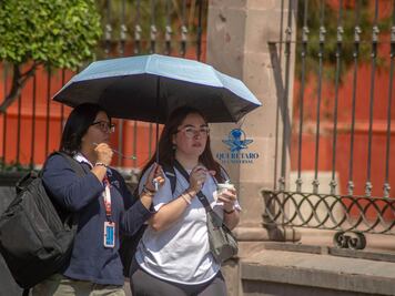 La temperatura en la capital queretana llega a los 35 grados