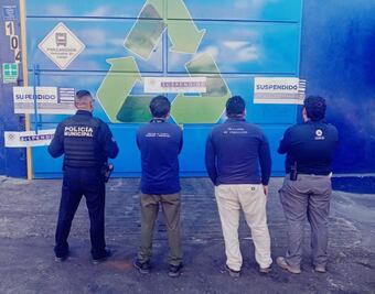 Por irregularidades, suspenden centro de acopio en Lomas de Casa Blanca