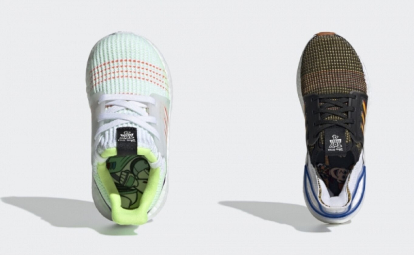 Los personajes más icónicos de Toy Story ahora en tenis. Foto: Twitter