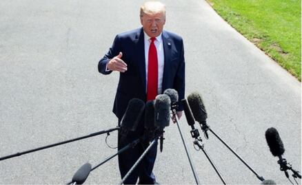 La frontera sur está bien resguardada por México, dice Donald Trump