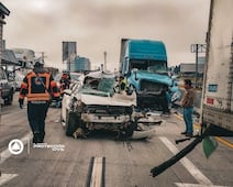 Accidente múltiple en la autopista 57 deja un lesionado de consideración