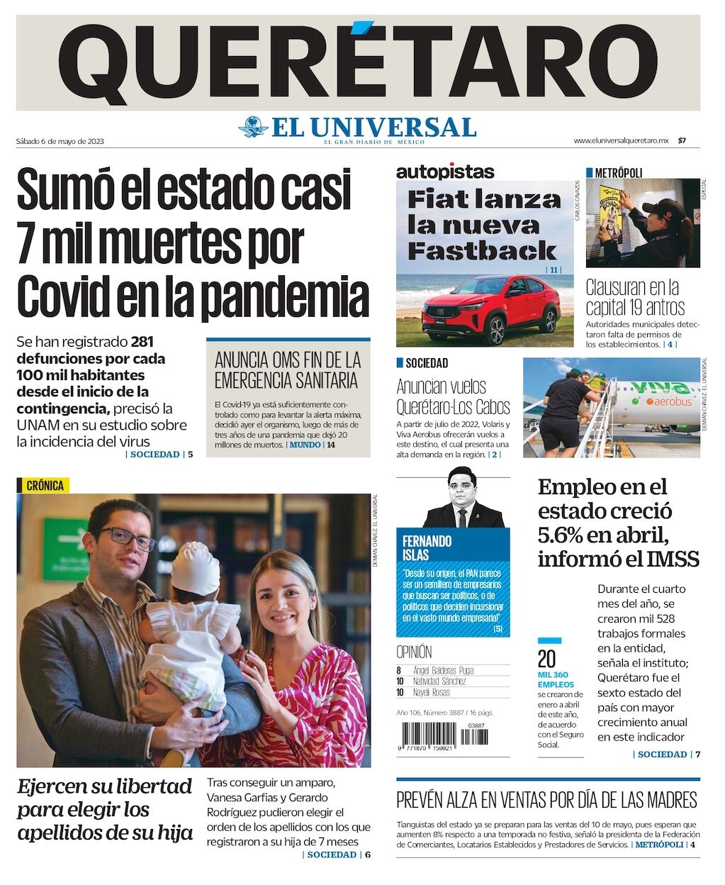 Portada 06 de mayo de 2023
