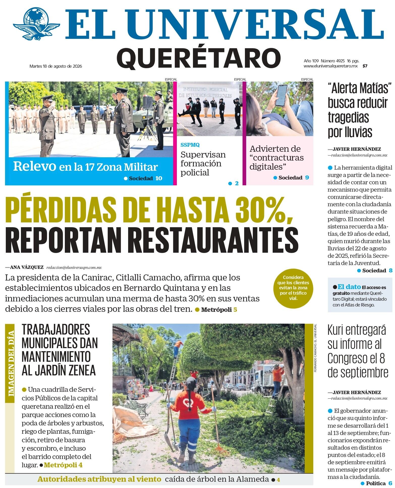 Foto. El Universal Querétaro