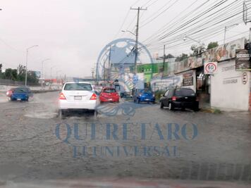 Afectan las intensas lluvias a siete viviendas en Corregidora
