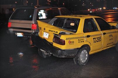 Se registra percance en 5 de Febrero