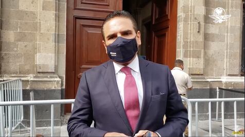 Tenemos 4 horas frente a Palacio Nacional, espero que el presidente recapacite y nos reciba: Aureoles