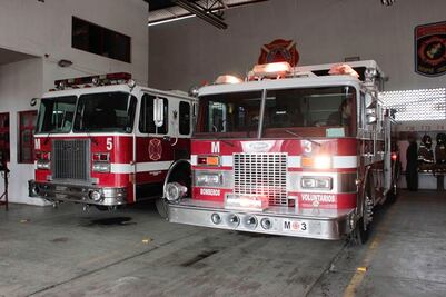 Bomberos de SJR, con uniformes dañados