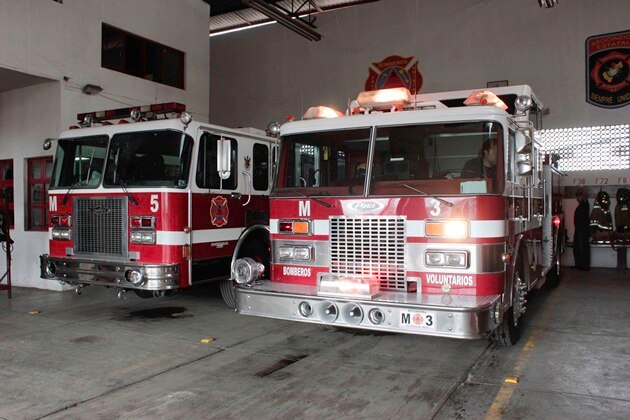 Bomberos de SJR, con uniformes dañados