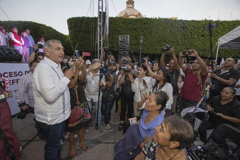“Querétaro merece un buen gobierno”, afirma Adán Augusto López
