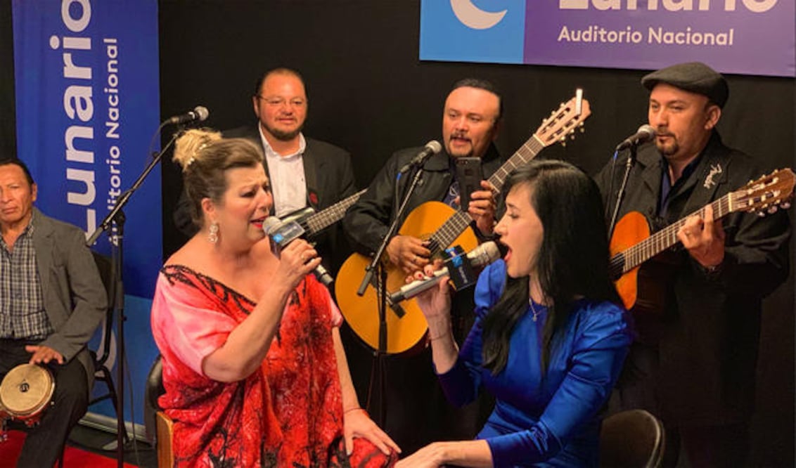 Margarita y Zabaleta presentaron el ciclo “Lunario bohemio”. Foto tomada de twitter