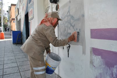 Cuesta $10 mil al mes quitar los grafitis