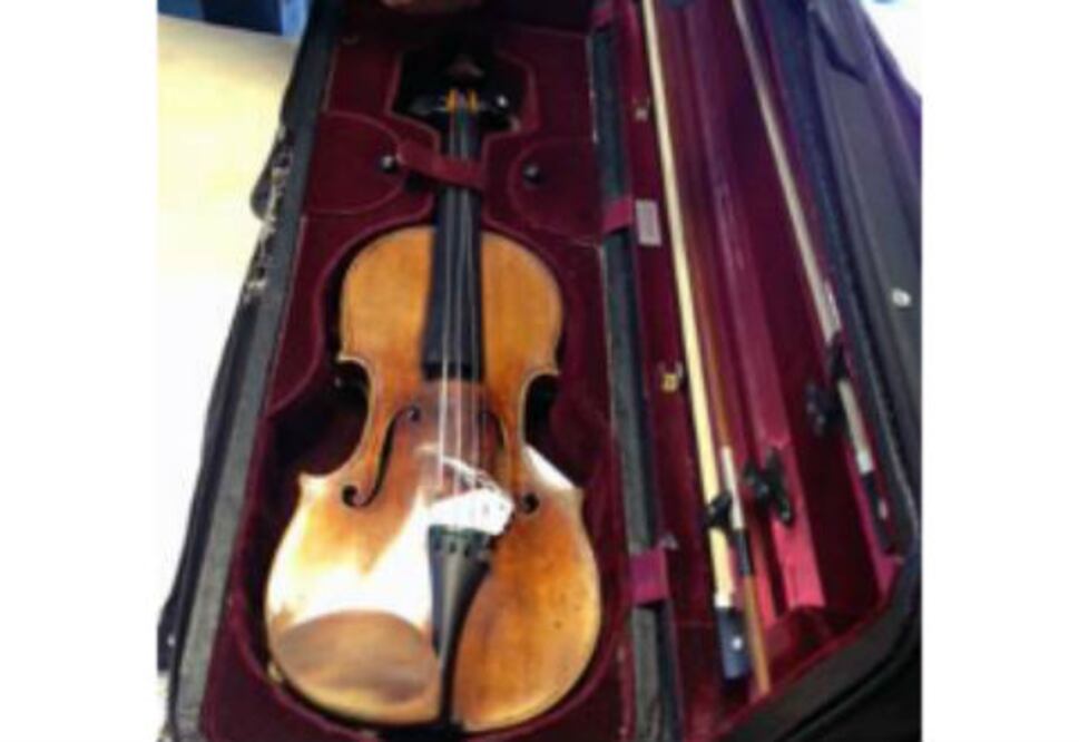 Hallan Stradivarius robado