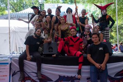 Gran show medieval en la Alameda Hidalgo