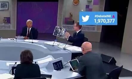 La fotografía que mostró Anaya de López Obrador y Peña Nieto es de 2012