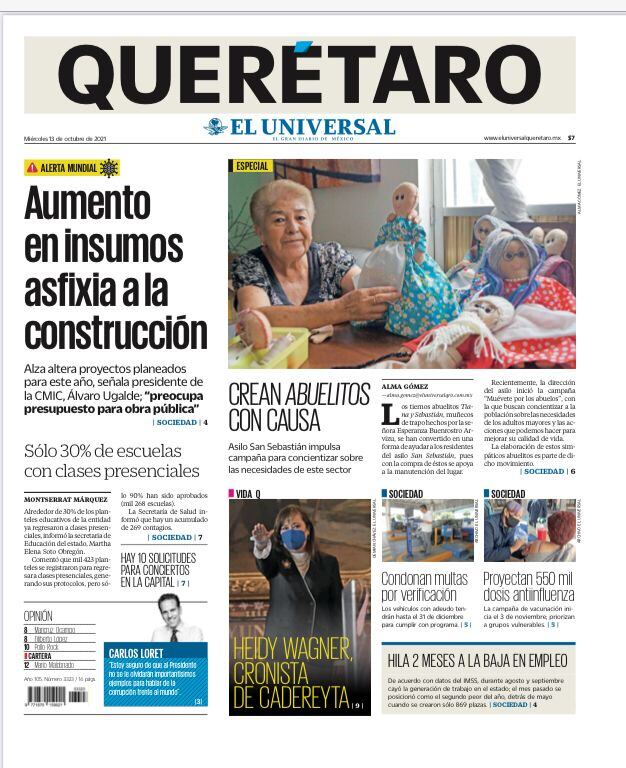 Portada 13 de octubre de 2021