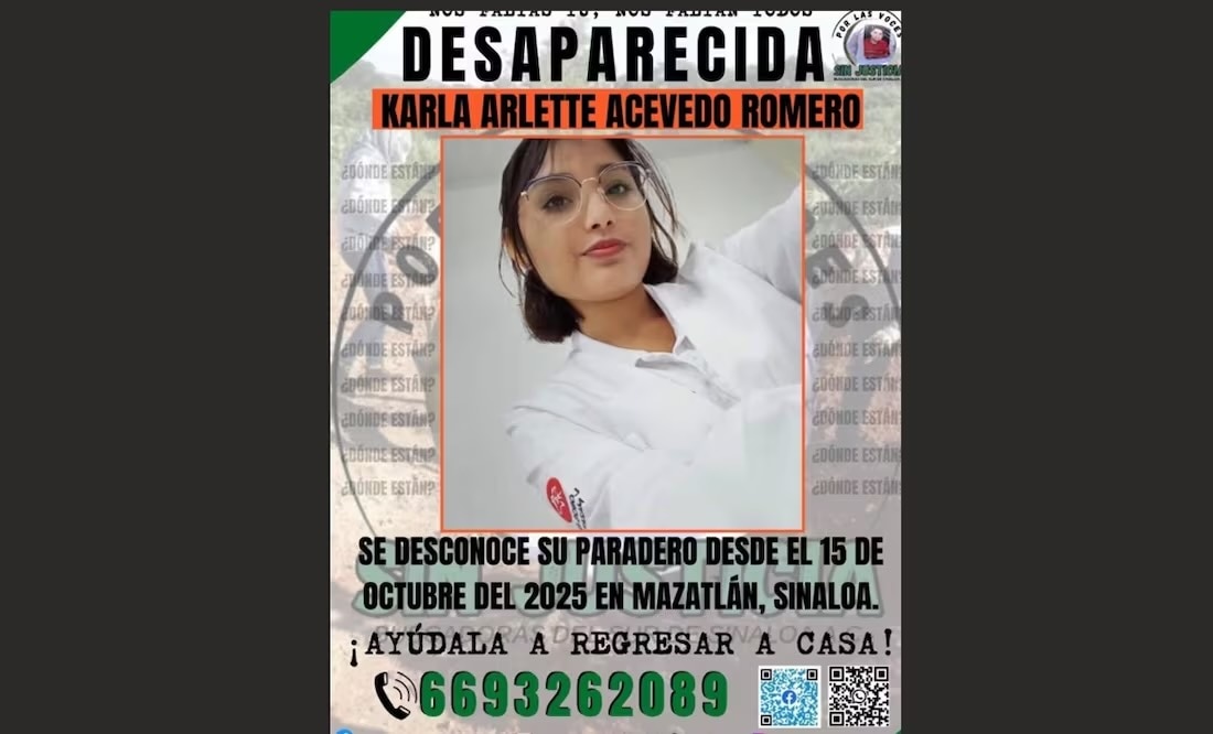 Desaparece estudiante de medicina tras salir de clases en Mazatlán, Sinaloa