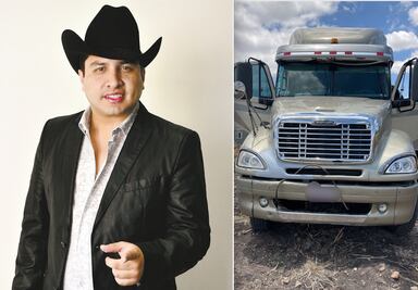 Aparece en Querétaro el tráiler robado a Julión Álvarez