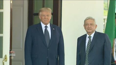AMLO agradece a Trump el respeto a México
